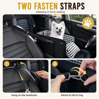 🐾 50% OFF Center Console Pet Booster Seat – Cozy Travel Seat for Small Dogs & Cats 🚗