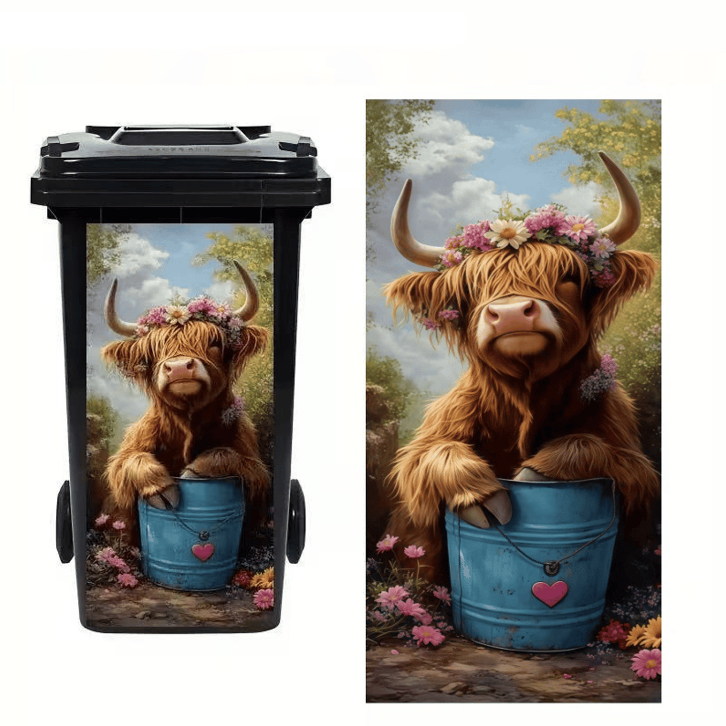 ✨Creative Cartoon Trash Can Sticker | 49% OFF Flash Sale Colourful DIY Decal