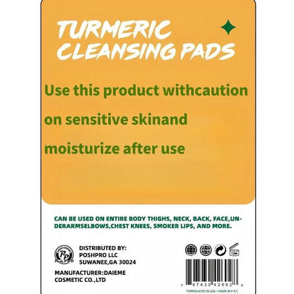 Turmeric & Kojic Cleansing Pads - 20pcs Deep Clean