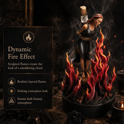 🔥 Flamebound Witch Incense Burner