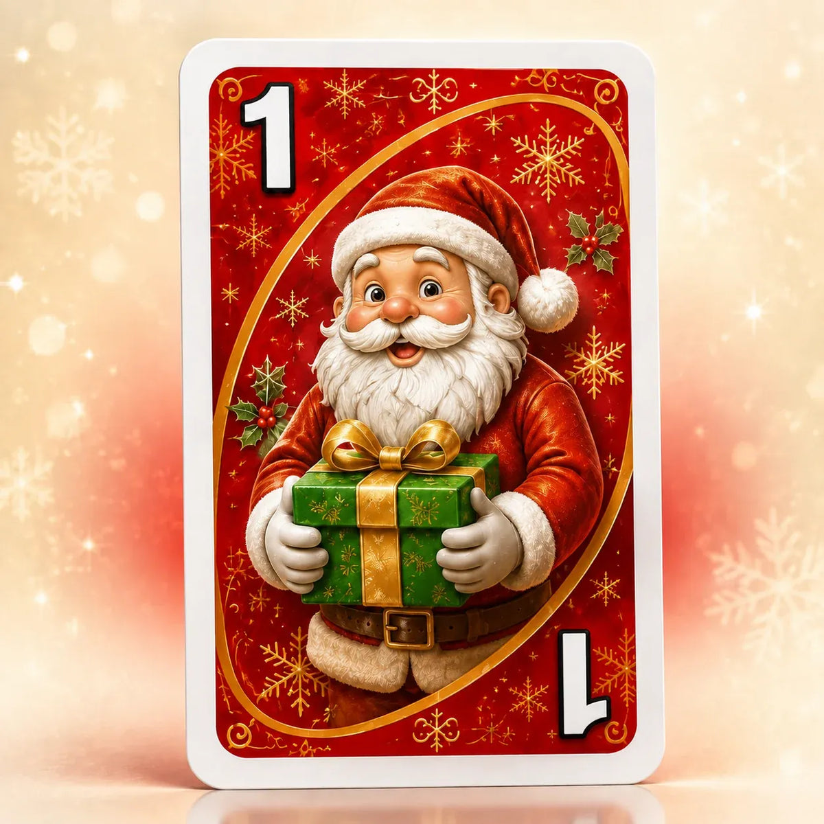 🔥Last Day 50% OFF🎉-🃏UNO Christmas Edition🎄 Holiday Family Card Game with 112 Festive Cards