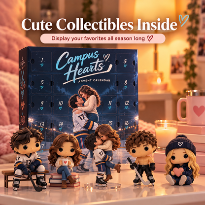 💗 50% OFF Campus Hearts Advent Calendar – 24 Days of Hockey Romance Surprises 🏒