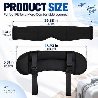 All-in-One Travel Neck Pillow, 3D Sleep Mask & Chin Support Set ✈️