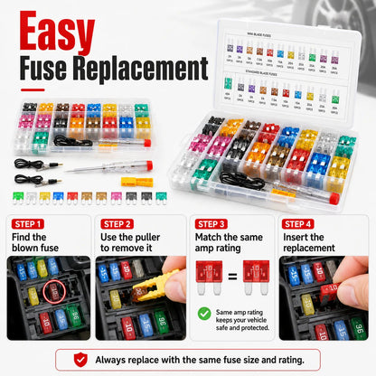 🔥Hot Sale 49% OFF🚗Car Fuse Assortment Kit