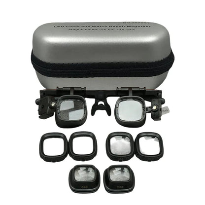 🔬 LIMITED-TIME 50% OFF! ✨ Precision LED Magnifier Glasses – Interchangeable Lenses, Dual LED, Hands-Free 💡