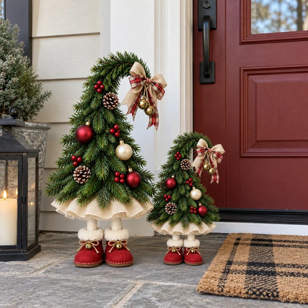 Whimsical Christmas Elf Tree Decor
