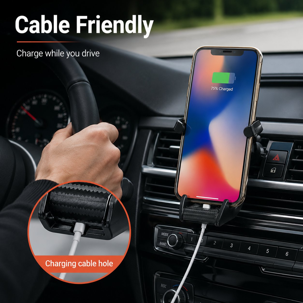 Car Racing Seat Shape Phone Holder