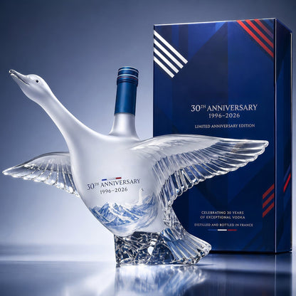 30th Anniversary 3D SculptedVodka Bottle🦢