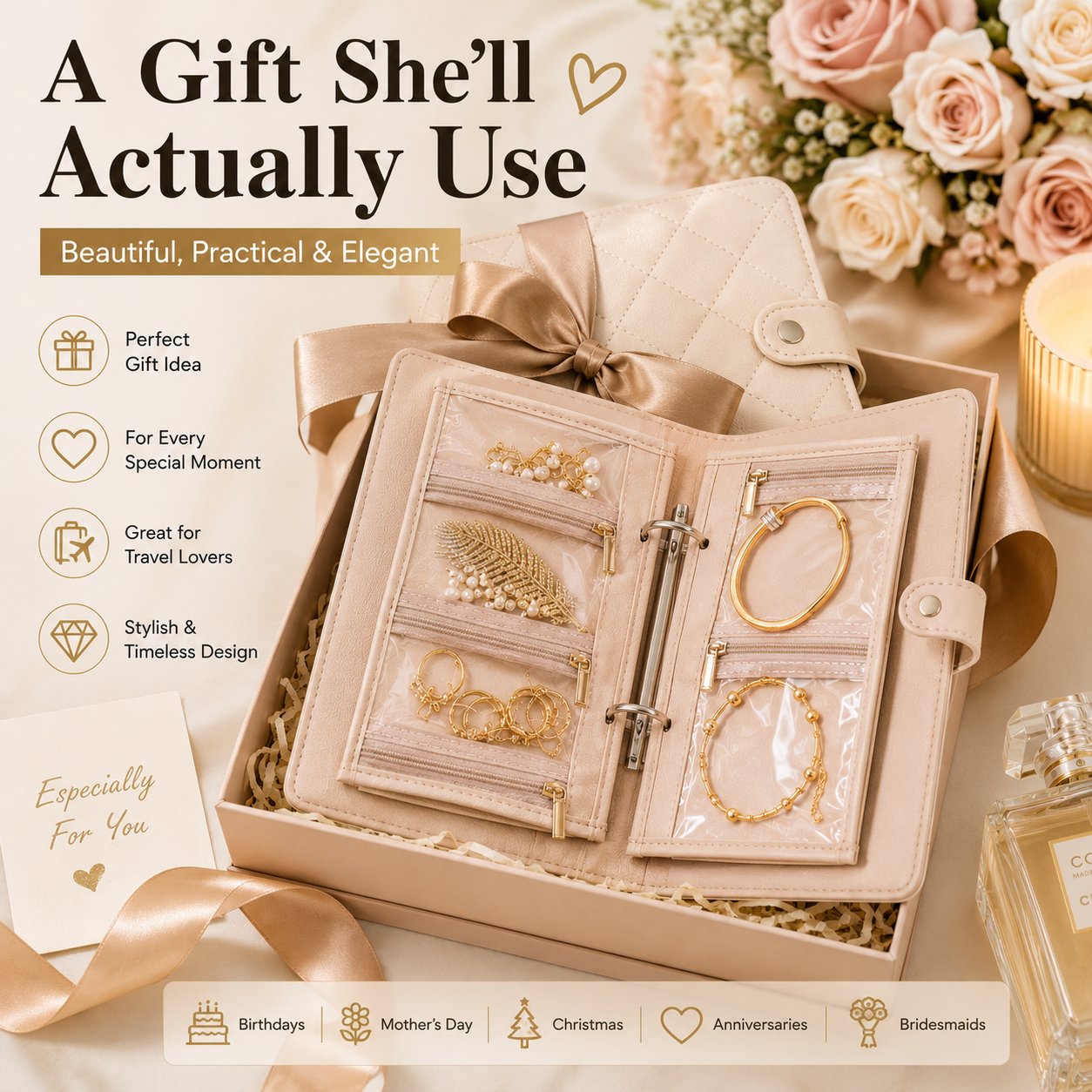 🔥LAST DAY 49% OFF - Travel Jewelry Notebook 🔥Buy 2 Free Shipping
