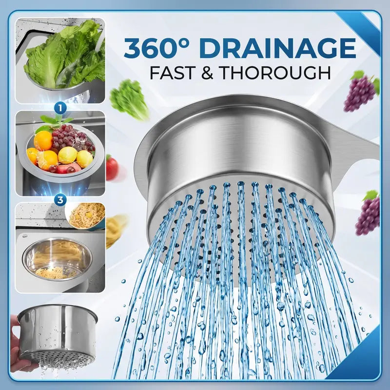 🦢 Stainless Steel Swan Sink Strainer