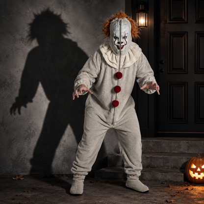 Horror Halloween Hooded Jumpsuit
