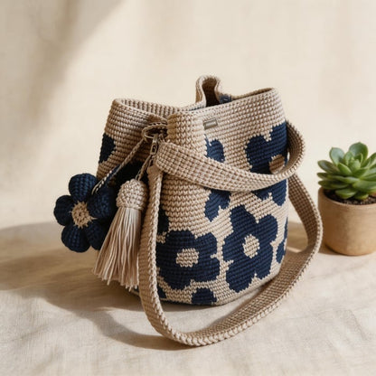 🌸NEW ARRIVAL LIMITED TIME OFFER ✨🌻Crochet Bucket Bag for Women——One tote. Endless summer vibes.🌼