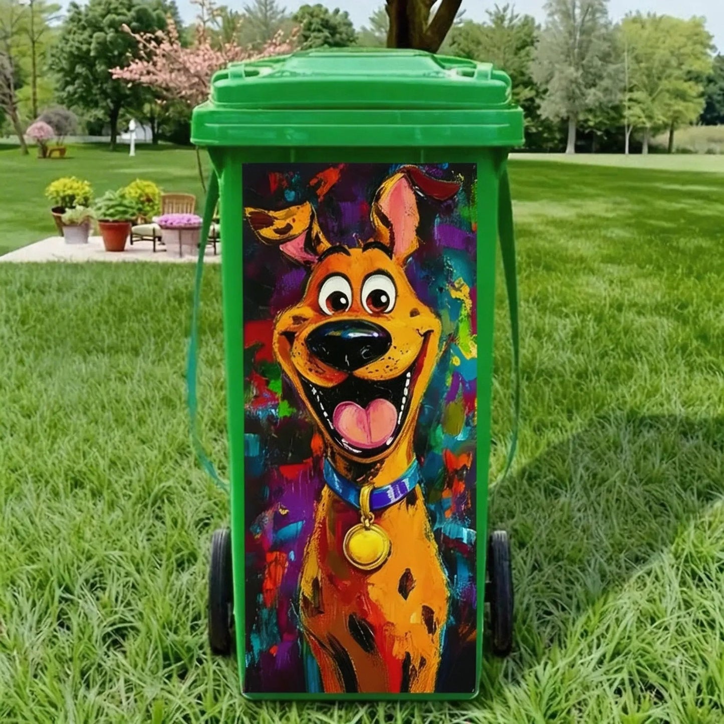 ✨Creative Cartoon Trash Can Sticker | 49% OFF Flash Sale Colourful DIY Decal