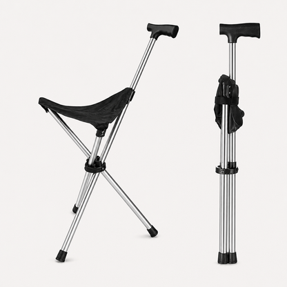 Folding Portable Cane Chair: The Best Gift for Seniors