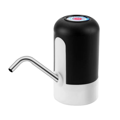Portable 5 Gallon Water Bottle Pump – USB Rechargeable Electric Water Dispenser with LED Light