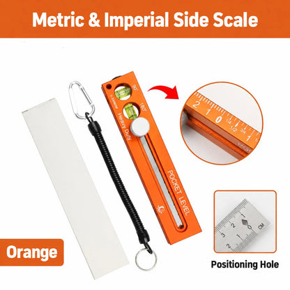 📏Multifunction Measuring Gauge & Level — Measure, Align & Mark with Precision!