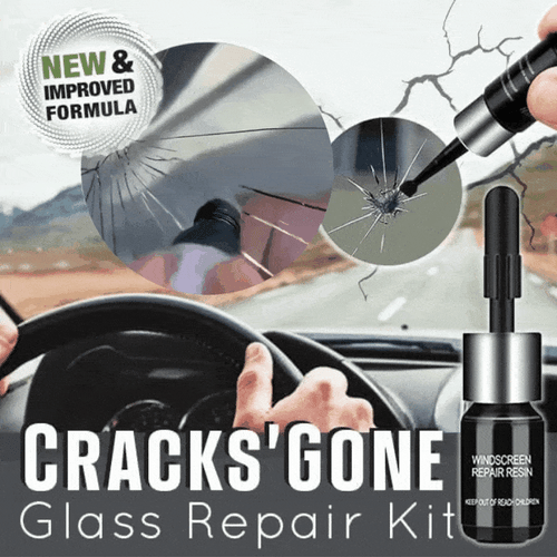 💥LAST DAY 46% OFF 🚗Cracks Gone Glass Repair Kit (New Formula)