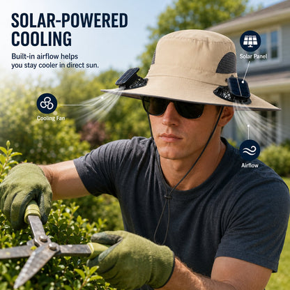 ☀️ Solar Fan Cooling Hat|Solar Powered Summer Cooling Hat