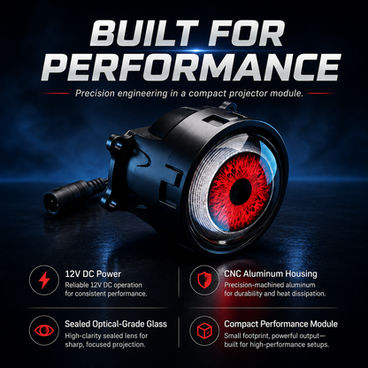 Hpsgoods™ Demon Eye LED Headlight Kit