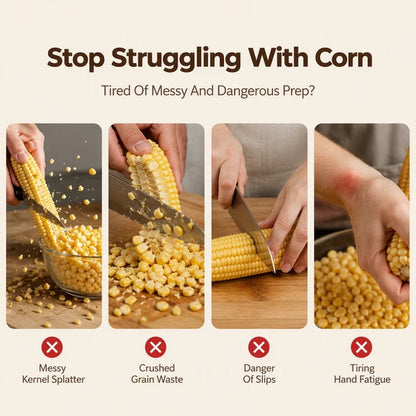 🌽🔥 Fresh Corn Stripper  | Fast & Easy Corn Kernel Remover
