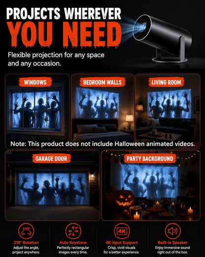 👻Scary Decorations Halloween Window Projector🎃