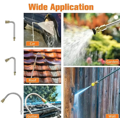 🔥 10-Piece Pressure Washer Rod Set 💦 –⚡Extend your reach and make tough outdoor cleaning faster, safer, and easier! 🏠✨