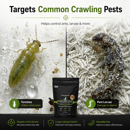 🔥 Natural Pest Control Powder for Home & Garden – Plant-Based Barrier for Ants, Roaches, Spiders & Fleas