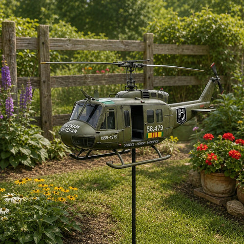 🔥LAST DAY 50% OFF🎁🎖️-Vietnam Veteran UH-1 Helicopter Wind Spinner- ✈️Buy 2 Free Shipping Today!