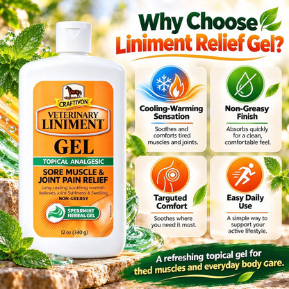 🎁Spearmint Cooling Liniment Gel – Muscle & Joint Comfort