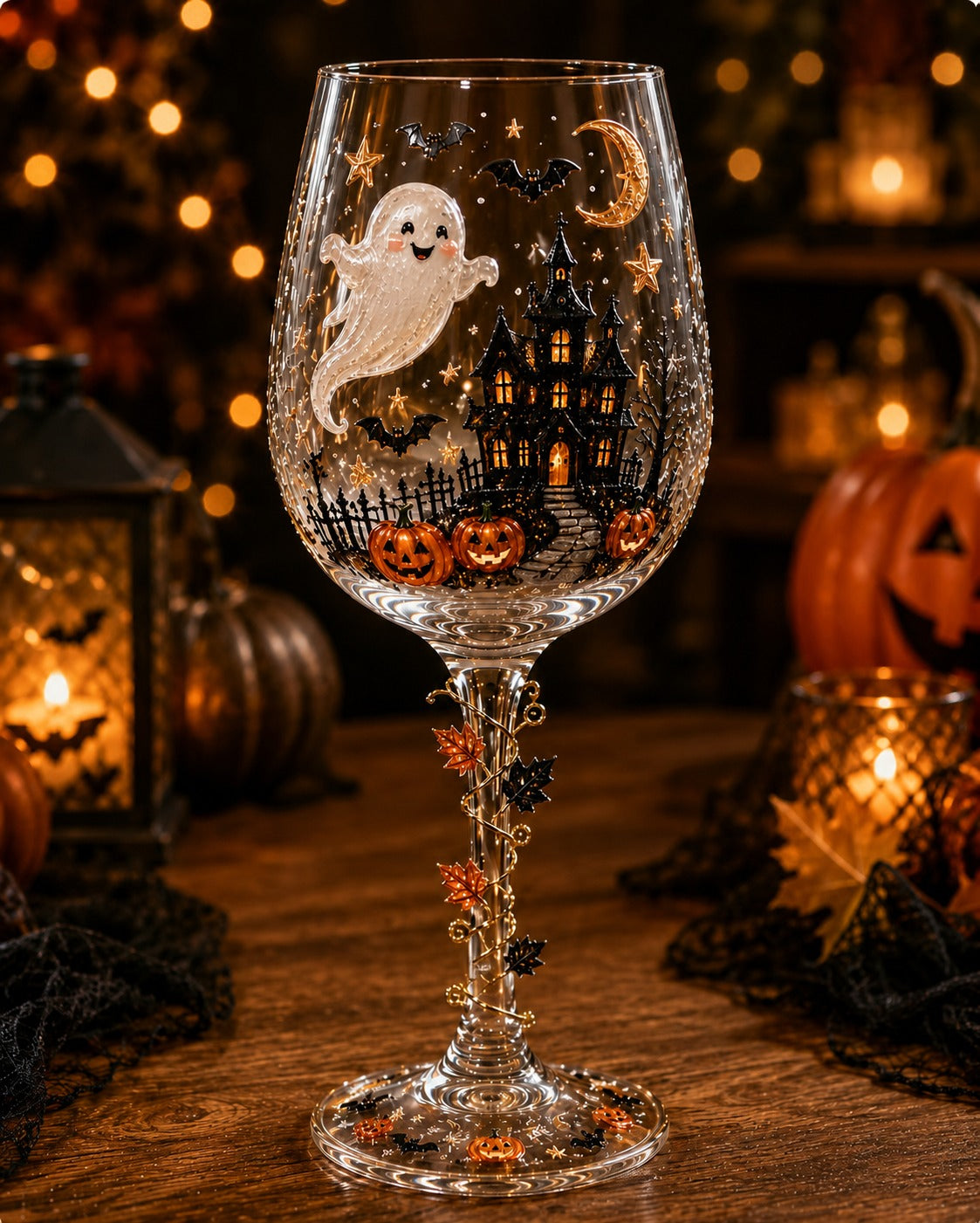 🔥LAST DAY 50% OFF - 🎁 Halloween 3D Wine Glass Collection Gift Box Set – 6 Spooky Collectible Designs 🎃🍷