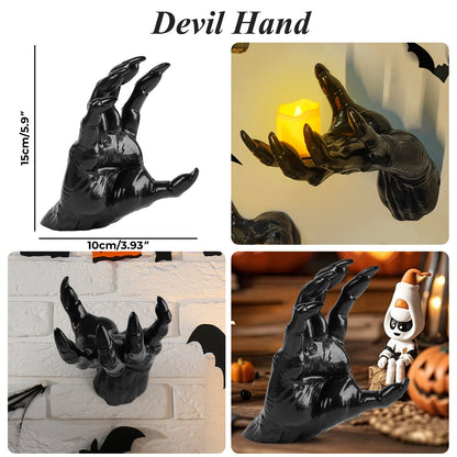 🖤🧙‍♀️ Halloween Witch’s Demon Hand Wall Decor – Creepy Gothic Accent for Haunted Homes 👹🕯️