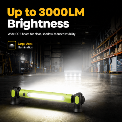 🔥🌟🔦Multifunctional magnetic rechargeable work light💡 Ideal for Mechanic, Car Repair & Garage Use