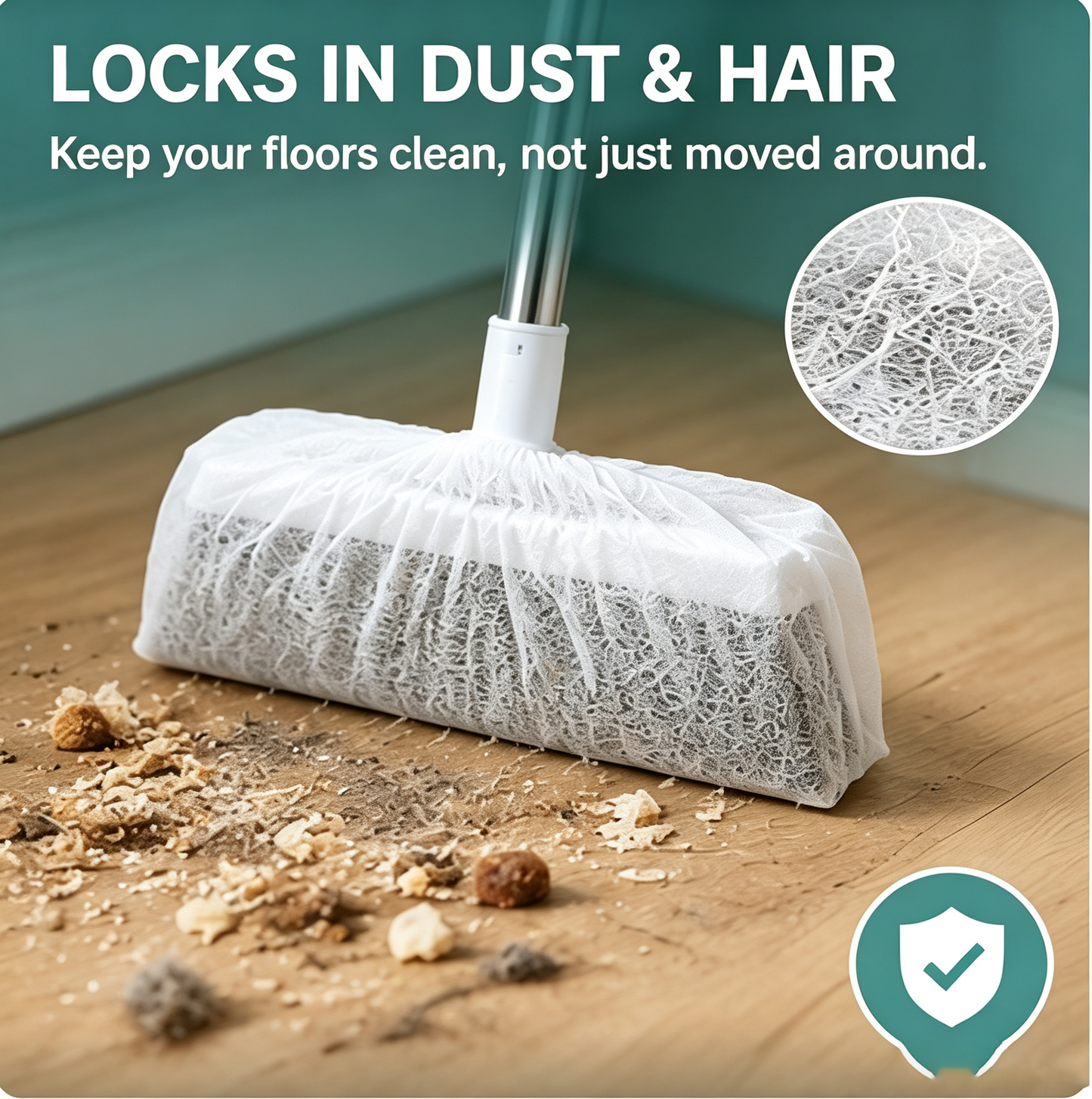 🔥Bestseller | Disposable Broom Dust Cover(100pcs)