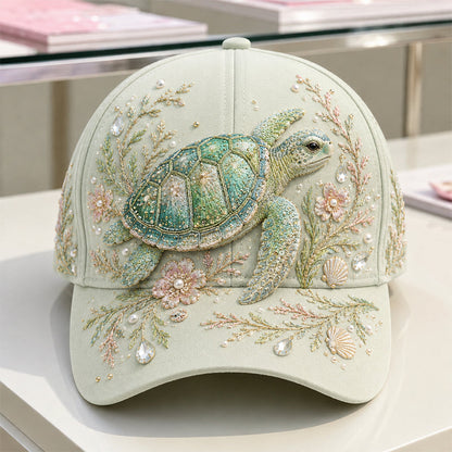 ✨The Perfect Ocean Lover Gift – 🌊 3D Ocean Creatures Embroidery Cap
