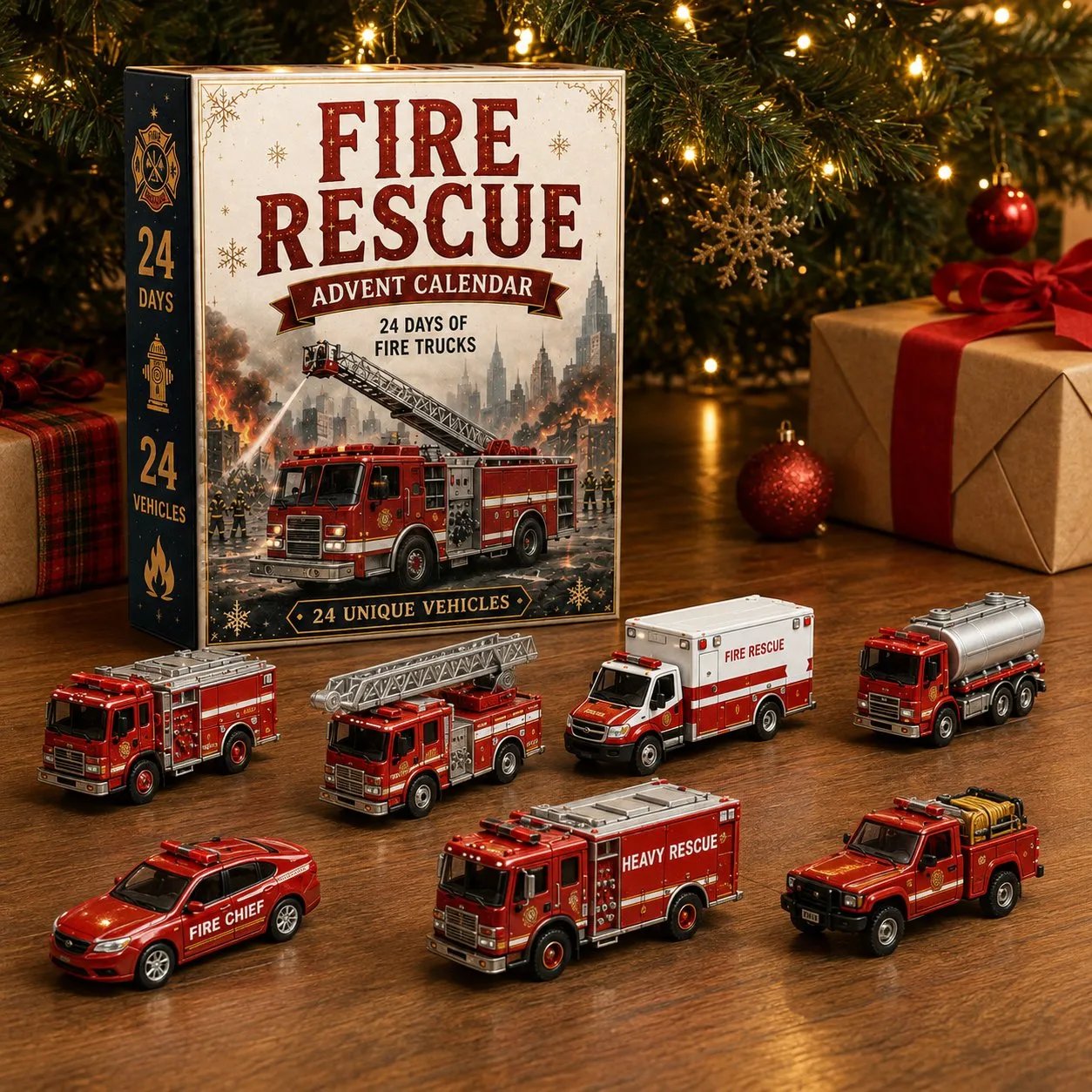 Build the Fleet Collection 24-Day Vehicle Advent Calendar Series | ✨A New Adventure Every Morning