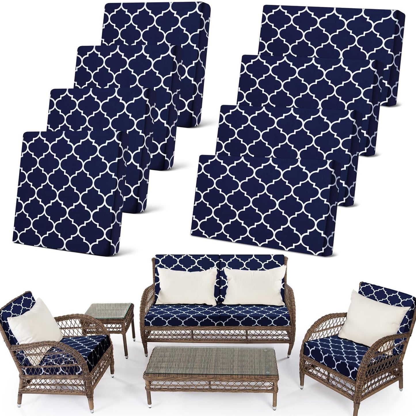 Outdoor Patio Sofa Cushion Covers 🛋️