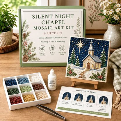 💥 LAST DAY 49% OFF - Nativity Sea Glass Art Kit – Beginner-Friendly ✨