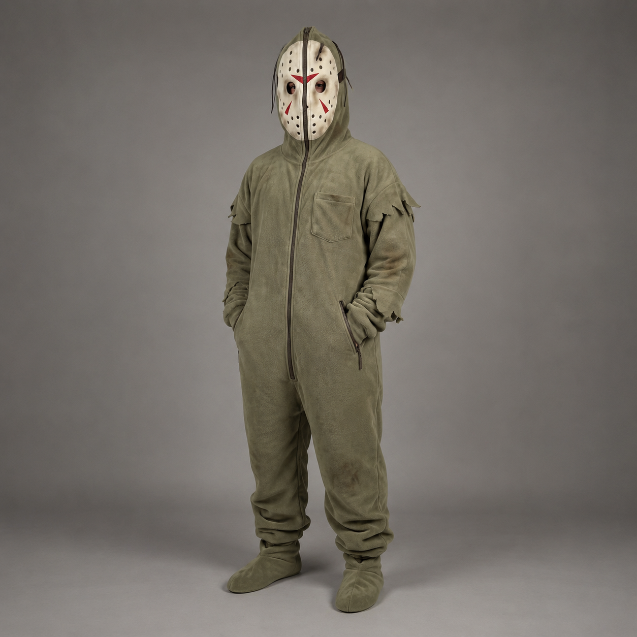 Horror Halloween Hooded Jumpsuit