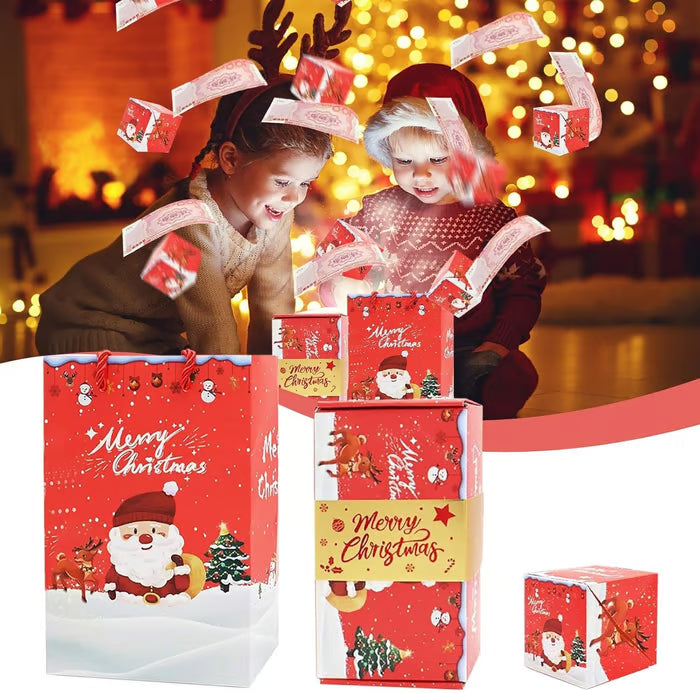 🎄 Christmas Surprise Gift Box – The Perfect Holiday Surprise! Make This Christmas Extra Special with a Fun, Bouncy Gift Box! 🎁✨