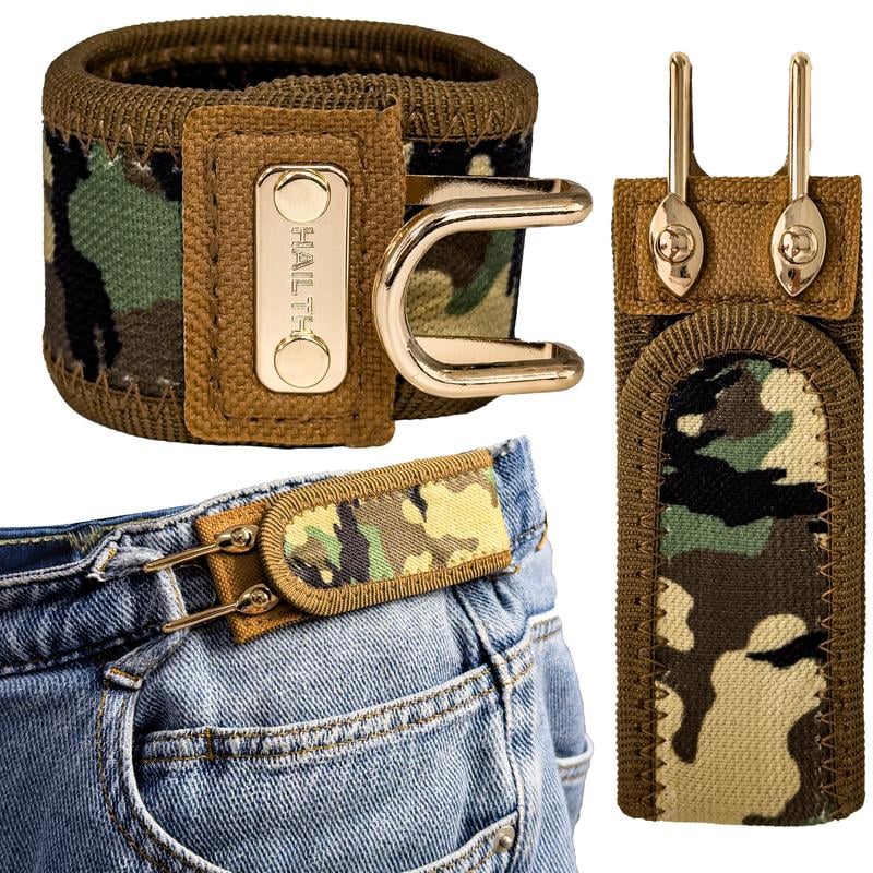 🔥 Tactical Metal Hook Elastic Belt