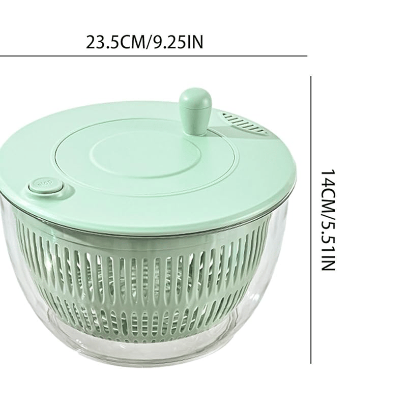 3-in-1 Salad Spinner Pro – Wash, Slice & Dry in Seconds