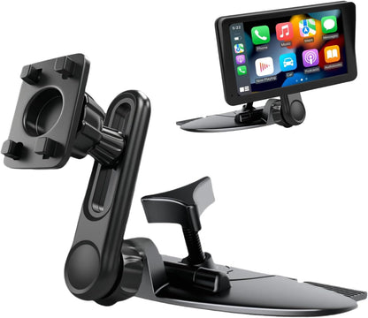 🚗 Adjustable CD Slot CarPlay Mount with 360° Rotation