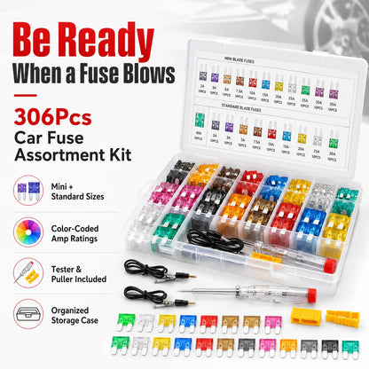 🔥Hot Sale 49% OFF🚗Car Fuse Assortment Kit