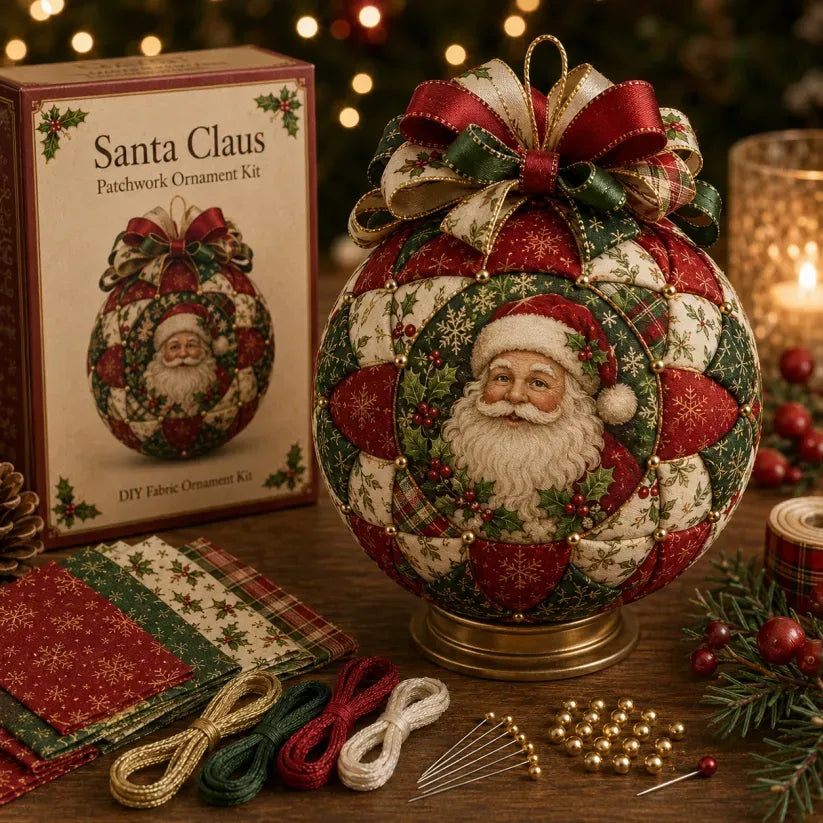 🎄Beginner-Friendly DIY Christmas Patchwork Ornament Kit Collection💕