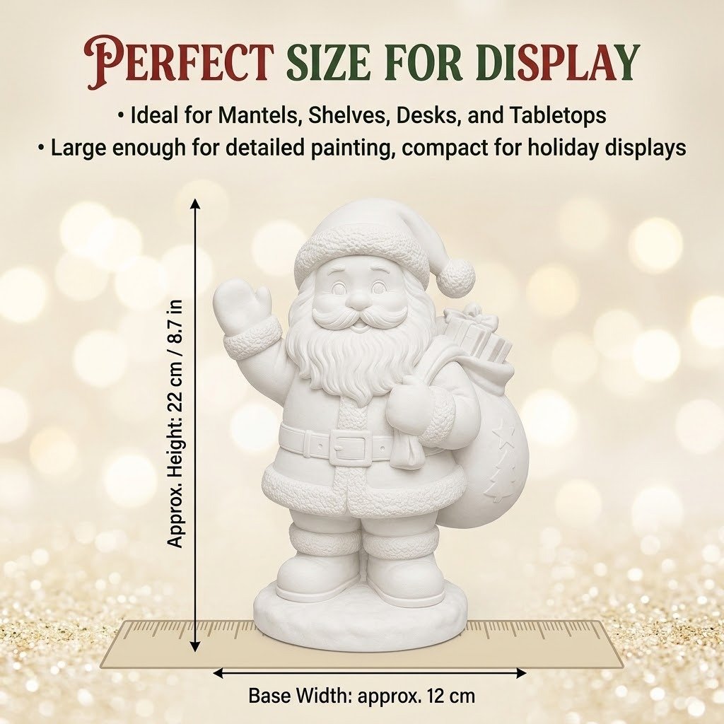 - 🎨 Beginner-Friendly DIY Christmas Figurine Painting Kit | Create Your Own Festive Holiday Decorations 🎄💕