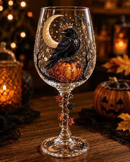 🔥LAST DAY 50% OFF - 🎁 Halloween 3D Wine Glass Collection Gift Box Set – 6 Spooky Collectible Designs 🎃🍷