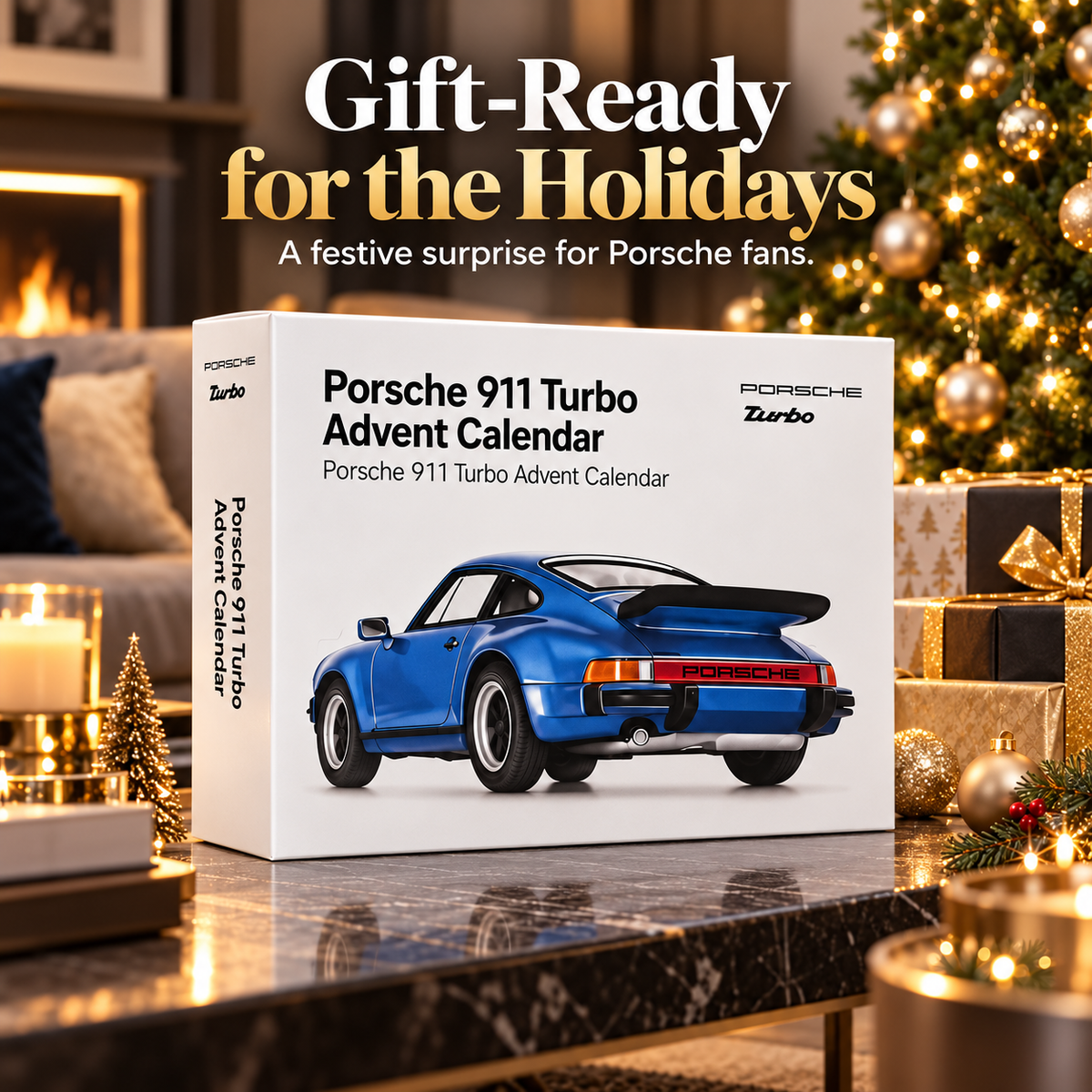 🎄 Porsche 911 Turbo Advent Calendar – 24 Days of Surprises