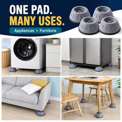 🔥 Heavy-Duty Anti-Vibration Foot Pads – Anti-Slip, Noise-Reducing & Moisture-Resistant