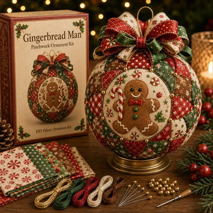 🎄Beginner-Friendly DIY Christmas Patchwork Ornament Kit Collection💕