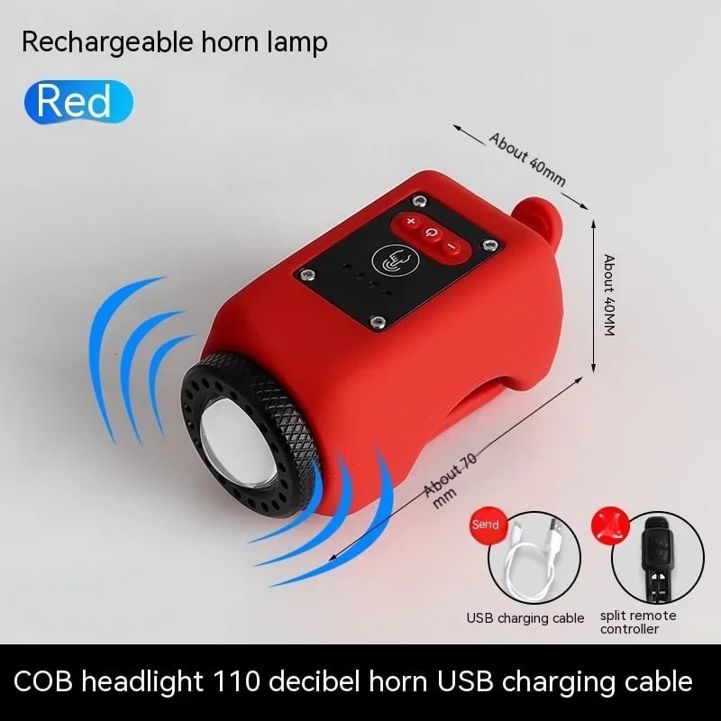 Hpsgoods™ Bike Electronic Horn with Large Range Floodlight
